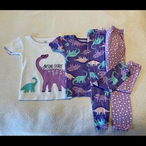 Carter’s 4T 4-Piece “Awesome-Saurus” Pajama Set